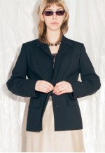 Vintage Blazer Y2K Reworked Eat Acid Butterfly Jacket
