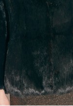 Vintage Fur Coat 60s Super Soft Jacket in Black