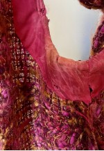 Vintage Pink Tweed Pencil Dress