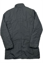 Vintage Ladies Black Padded Longline Jacket