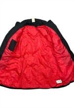 Vintage Ladies Black Padded Longline Jacket