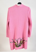 Vintage 00s maxi jacket cardigan in pink