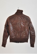Vintage 00s leather jacket in brown