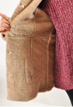 Vintage 90's faux shearling jacket