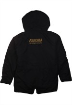 Vintage 90's Windbreaker Roma Hooded Full Zip Up Black
