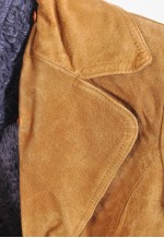 Vintage Lightweight 00s suede leather blazer jacket