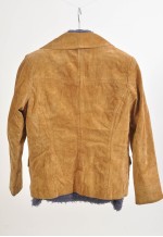 Vintage Lightweight 00s suede leather blazer jacket